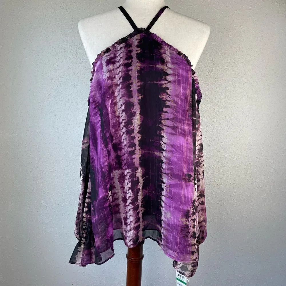 NWT INC International Concepts Sleeveless Blouse Size L